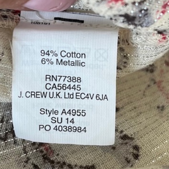 Madewell Floral Print Sheer Casual Crepe Blouse - Picture 7 of 7